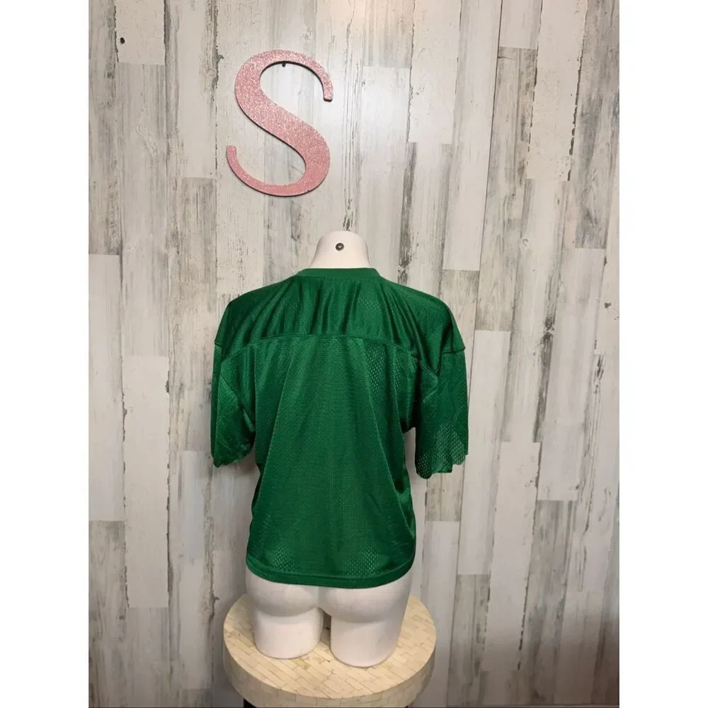Alleson Athletic Green Mesh Football Jersey | Youth L/XL Fits Women’s Small